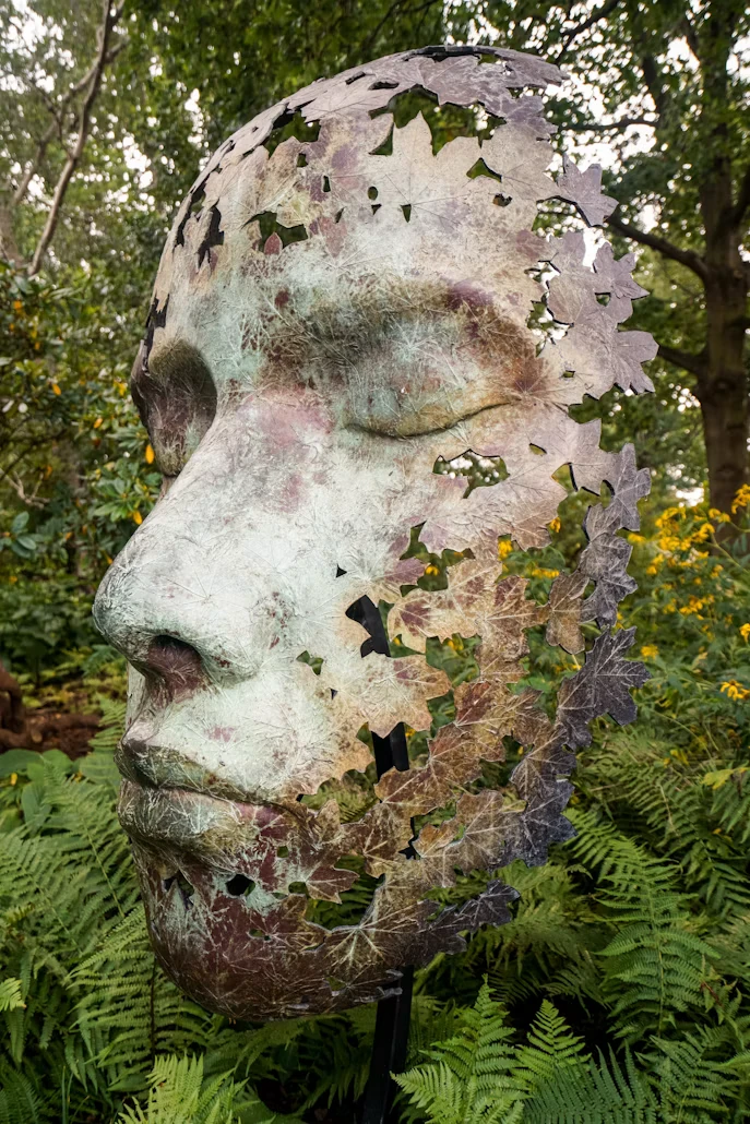Detalle del volumen de una escultura